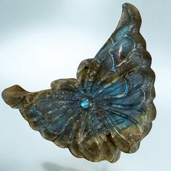 Carved Labradorite Sculpture Collection (3 Pieces) - Picture 6 of 11